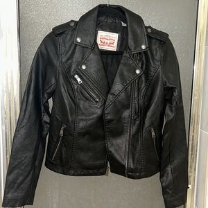 Levi’s faux leather moto jacket